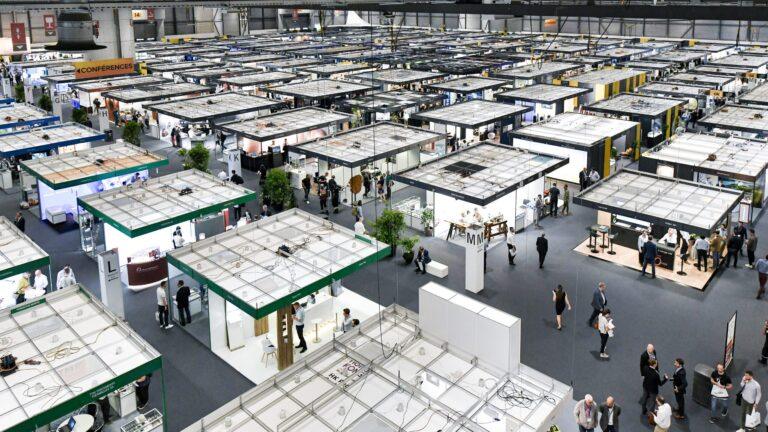 Übersicht der Messestände auf der EPHJ in der Palexpo.